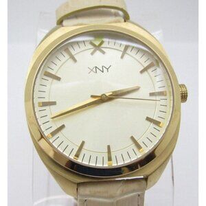 Women XNY Quartz WR Analog 36mm Dial Round Watch (G686) "New Battery"
